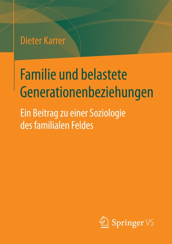 Familie und belastete Generationenbeziehungen - cover