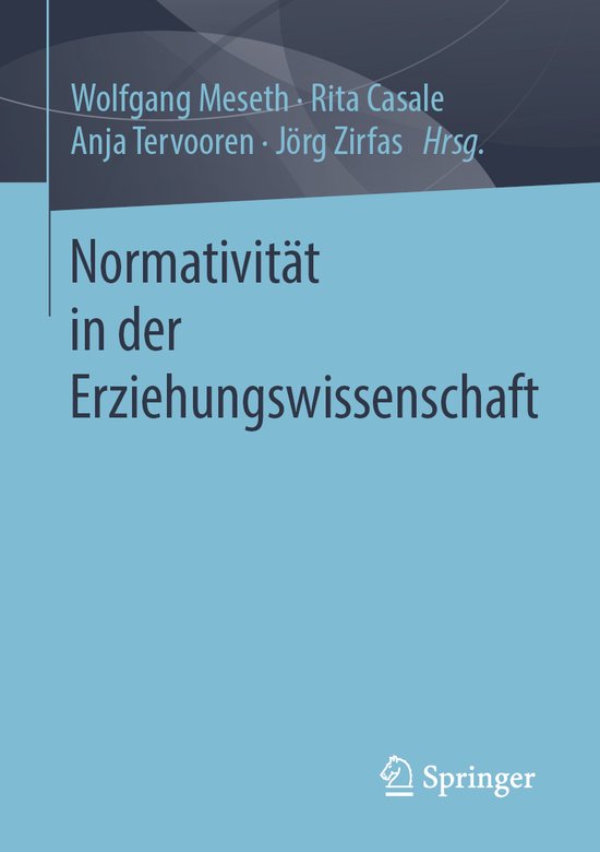 Normativitaet in der Erziehungswissenschaft - cover
