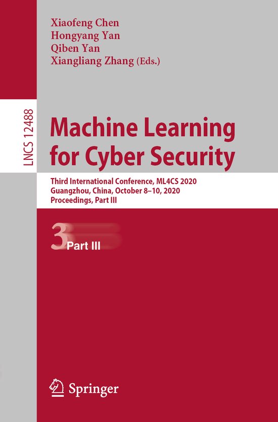 Machine Learning for Cyber Security - cover