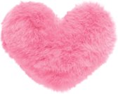 Roze Hart Liefdes Pluche Knuffel 25 cm {Liefde Love Heart Plush Hartje - Ik hou van jou / I love you - Knuffelbeer Teddybeer Valentijnsdag Moederdag - Beer met hart - Rozenbeer - Red Pink Heart}