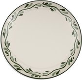 Riviera Maison Assiette plate Assiette verte 26 cm imprimé coloré - Assiette plate Menton