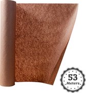 TTD® Butcher Paper XXL - 53 meter - Professioneel 100% Natuurlijk Slagerspapier van Houtpulp - BBQ Accesoires - Barbecue - Houtvezels - Ongecoat Slagerspapier