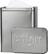 Briters Storage Tin Original - pour 200 bandes de cire Briters - Fabriqué aux Nederland - Aluminium - 100% recyclable - Garantie 10 ans