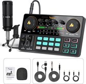 Maono - AU-AM200-S1 - Portable Podcast Starterpack - Inclusief Accessoires - Streaming Deck - Geschikt voor PC / PS4 / PS5
