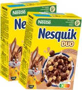 Nesquik Duo cornflakes - volkorentarwe - 325g x 2