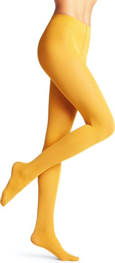 FALKE Pure Matt 50 DEN dames panty - amber - Maat: M