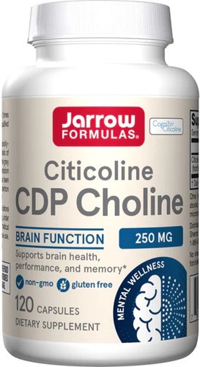 Goedkoopste Jarrow Formulas Citicoline 250mg - CDP Choline 120 capsules