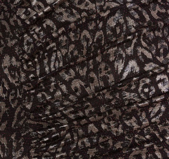 Robe panthère John Zack avec fente