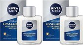 NIVEA MEN Anti-Age Hyaluronzuur After Shave Balsem - 2 x 100 ml
