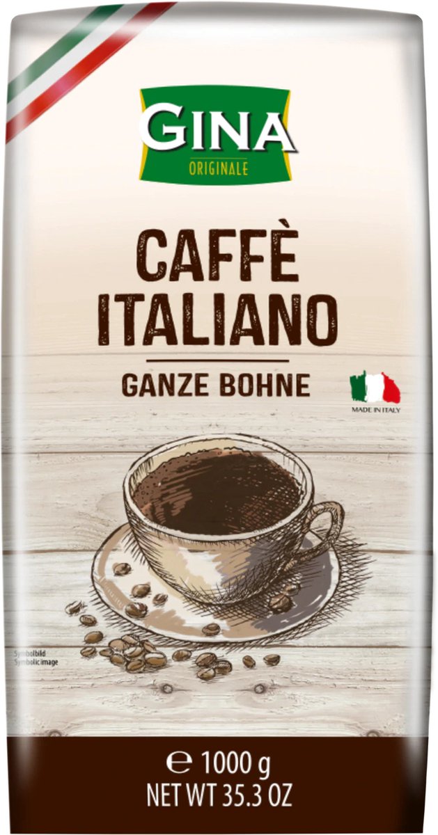 Goedkoopste Koffie - Caffe Italiano - bonen - 1kg