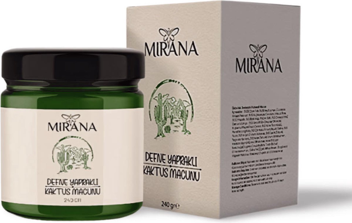 Goedkoopste MİRANA Defne Yapraklı Kaktüs Macunu, Cactuspasta, Krachtige antioxidant, Immuunversterker, door rokers, mensen met hoest- en maagproblemen, bronchitis en kortademigheid