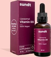 Vitamine D3 Supplement van Sundt© - Liposomaal - 60 ml - Glutenvrij - Vitamine D voor jouw immuunsysteem