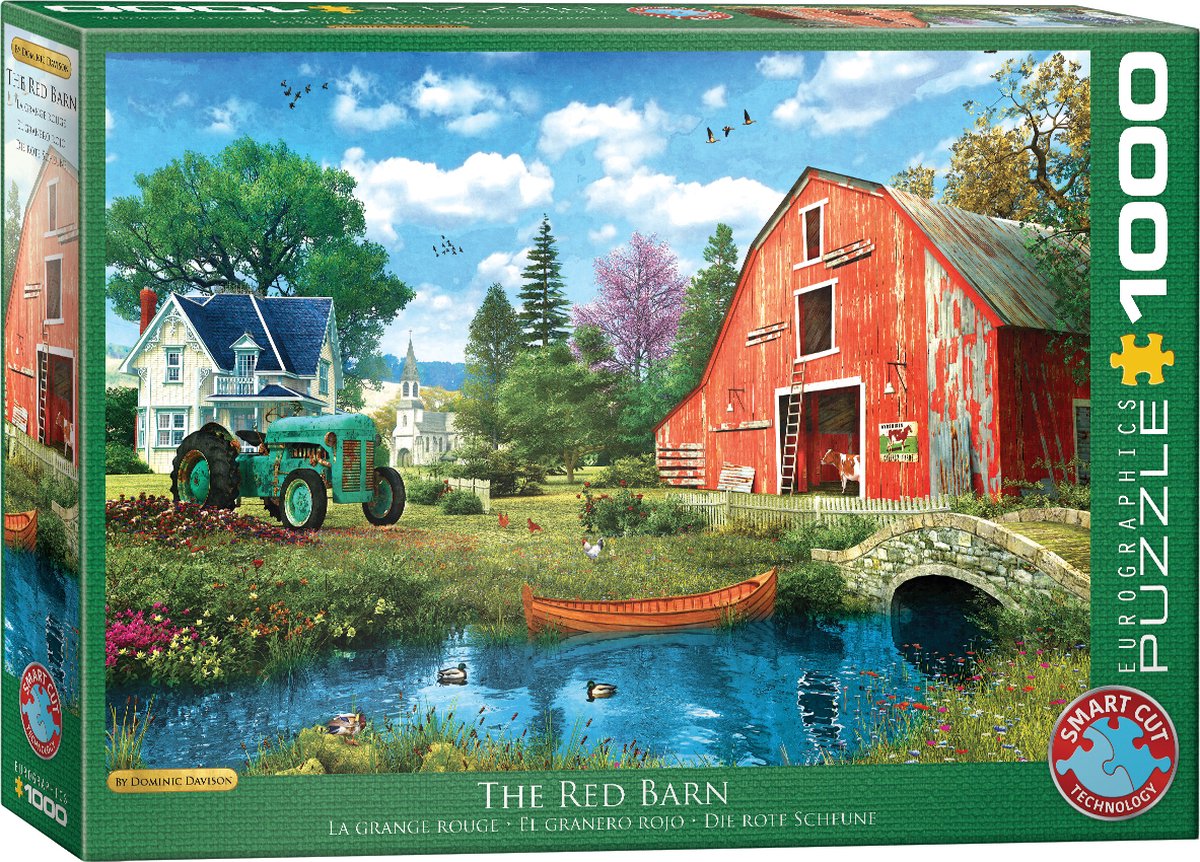 The Red Barn - Dominic Davison Puzzel (1000 stukjes)