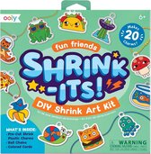 Ooly - Shrink-Its! D.I.Y. Shrink Art Kit - Fun Friends