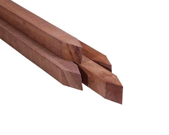 Wovar Piketpaal Azobe Hardhout 4 x 4 x 120 cm | Per Stuk