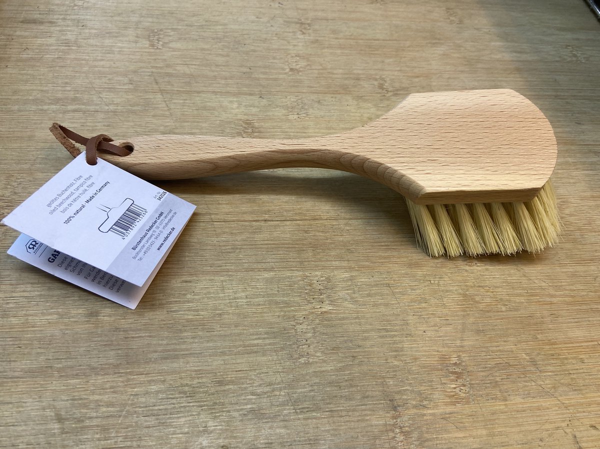 Goedkoopste Redecker werkborstel met handvat fiber brede kop