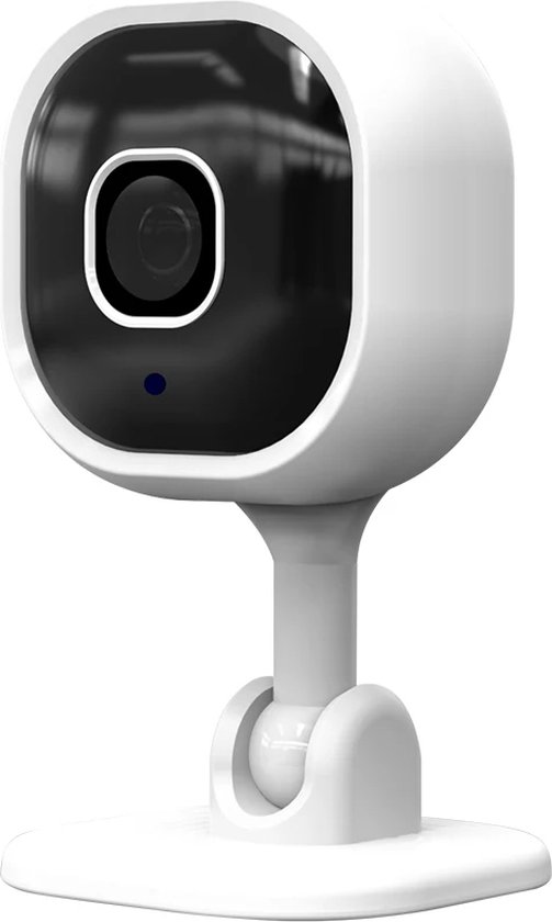 DrPhone GuardEye - Indoor Wifi Beveiligingscamera - Met Mobiele App - Infrarood Camera - Nachtvisie camera - SD Kaart Ondersteuning (32GB Max) - Wit van DrPhone — afbeelding 2