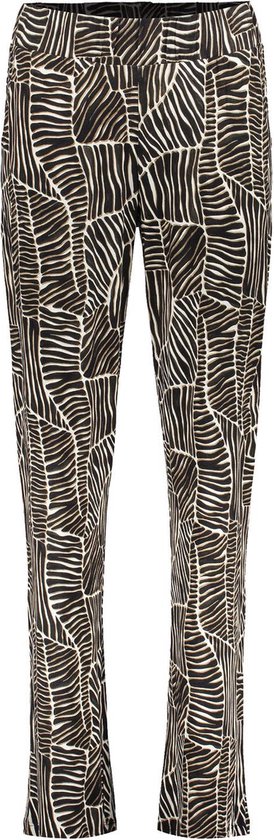 Geisha Broek Geisha Jersy Pants 41361 60 Britt Off-white/black Dames