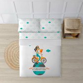 Set beddengoed Decolores Bici Multicolour 210 x 270 cm
