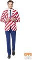 OppoSuits United Stripes - Mannen Zomer Kostuum - Gekleurd - Feest - Maat 48