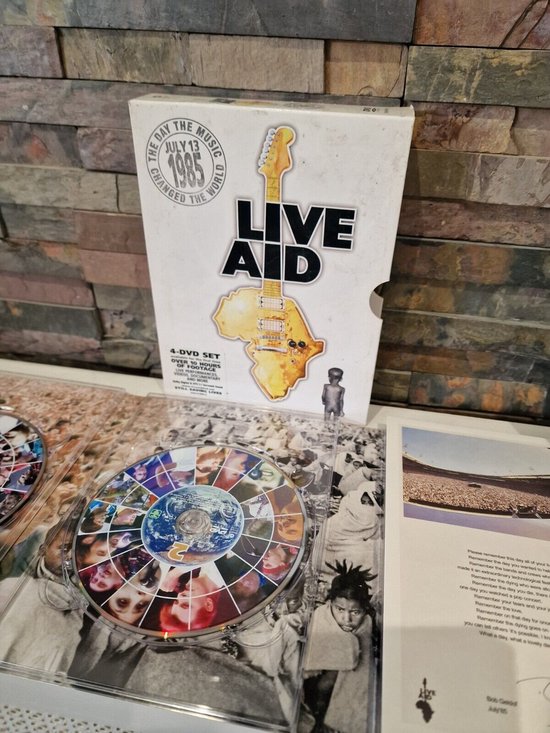Live Aid - 4DVD met Madonna, Queen, Paul McCartney, Bob Dylan en