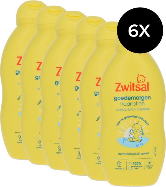 Foto: Zwitsal goedemorgen haarlotion 6 x 200 ml