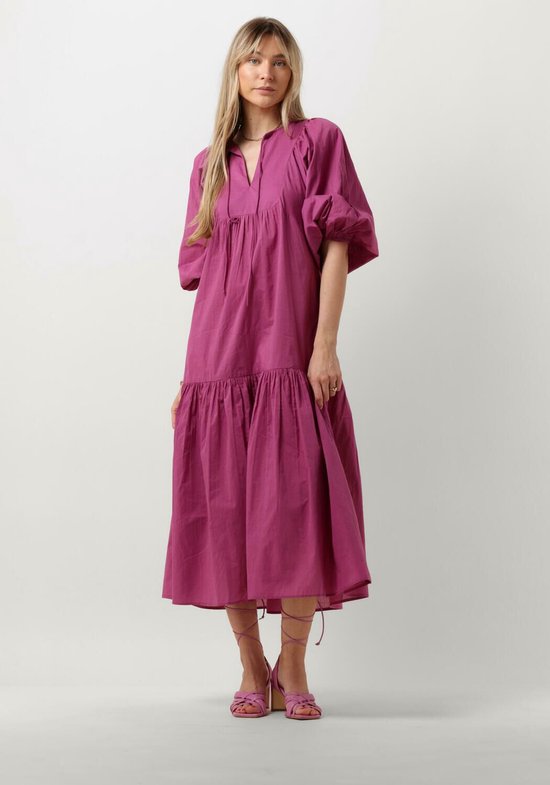 Notre-V Nv-dente Robe Midi Robes Femme - Rok - Robe - Violet - Taille XL