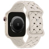 Beline pasek Apple Watch Silicone Woven 38/40/41mm starlight box