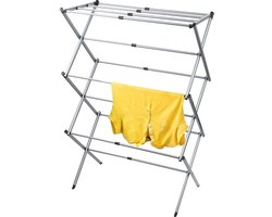 Stevig Telescopisch Droogrek - Staand Kleding Wasdroogrek - Wasrek Droogtoren - Voor 1 Volle Wastrommel - Opklapbaar