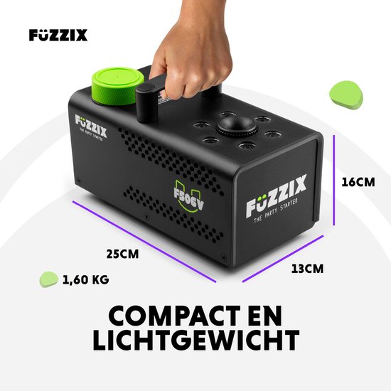 Grond Rookmachine Verticale Rookmachine met lichteffect - Fuzzix F506V - 500 watt ...