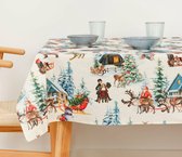 Vlekbestendig tafelkleed van hars Belum Christmas Landscape 100 x 140 cm