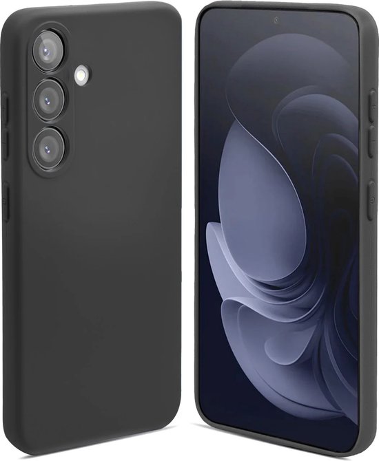 siliconen hoesje ShieldCase adaptée à la coque Samsung Galaxy A05s - Coque arrière en silicone - Protection optimale (noir)