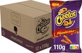 Bol.com Cheetos Crunchetos Flamin Hot Chips - 12 x 110 gram aanbieding