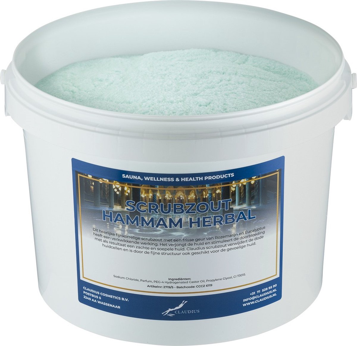 Goedkoopste Scrubzout Hammam Herbal - 10 KG - Hydraterende Lichaamsscrub