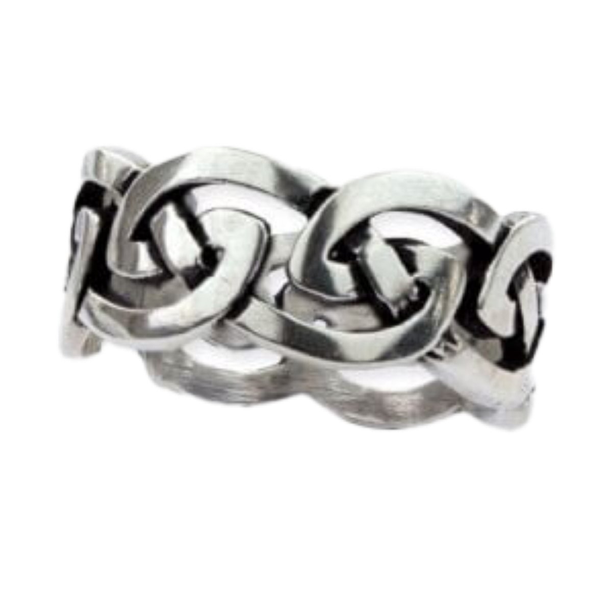 Zilveren “Keltische Knoop”-ring'(R705.65) - etnox