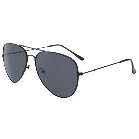 Fako Sunglasses® - Piloten Zonnebril - Pilotenbril - Piloot Zonnebril - Heren Zonnebril - Dames Zonnebril - Zwart van Fako Sunglasses® — afbeelding 3