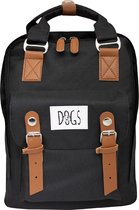 Biggdesign Dogs Rugzak met USB-poort, Zwart