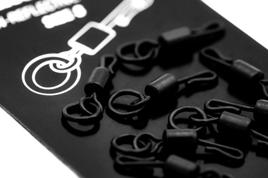 Korda Quick Change Ringswivel - Maat 11 - Mat Zwart van Korda — afbeelding 2