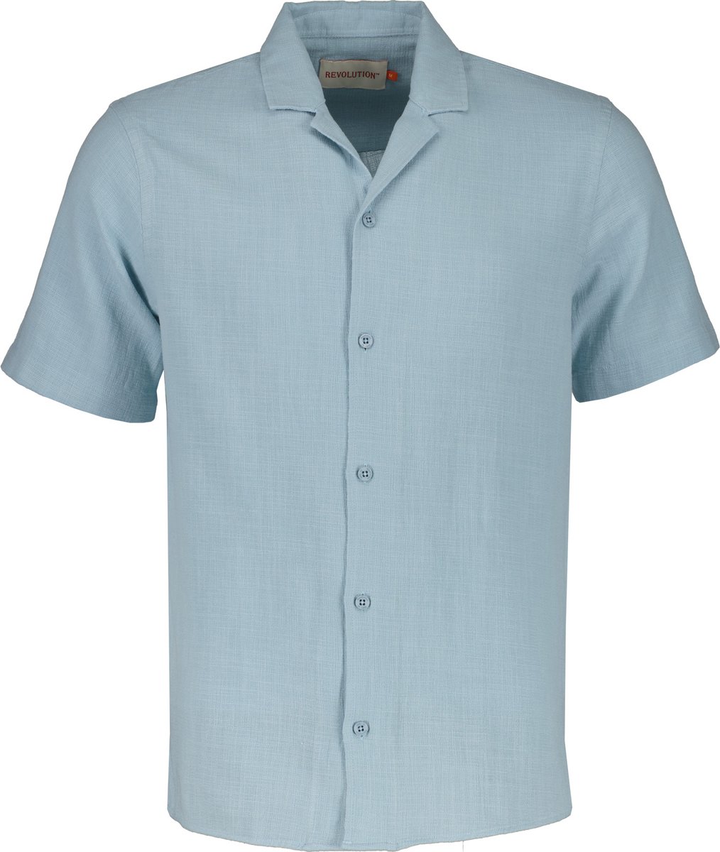 Revolution Overhemd - Regular Fit - Blauw - L