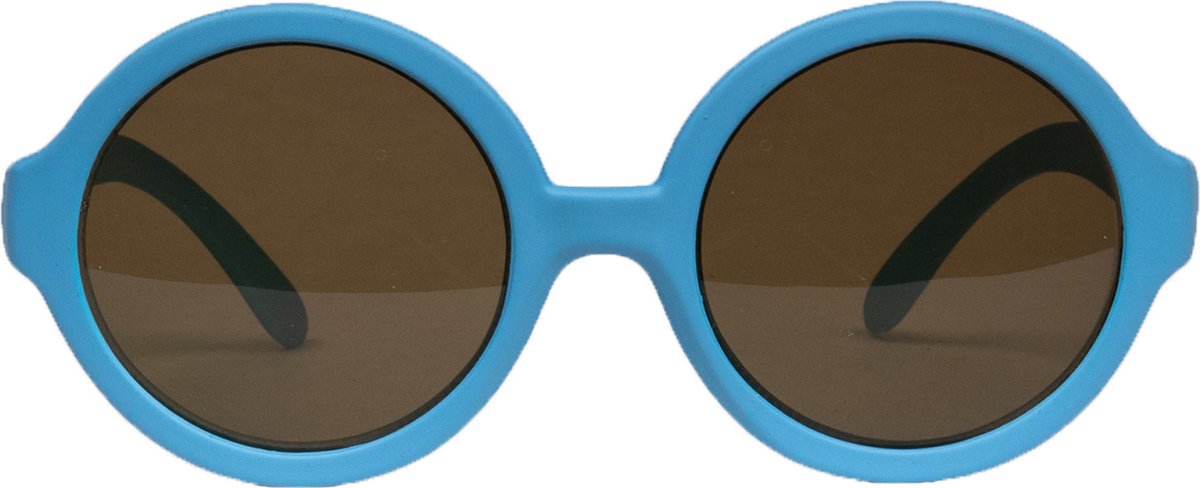 Melleson Eyewear - Kinderzonnebril Lenny 7+ jaar - Blauw - 100% UV-A en UV-B Bescherming - Inclusief Microvezel Pouch