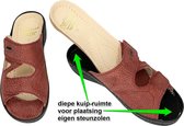 Fidelio Hallux -Dames - roze donker - slippers & muiltjes - maat 40