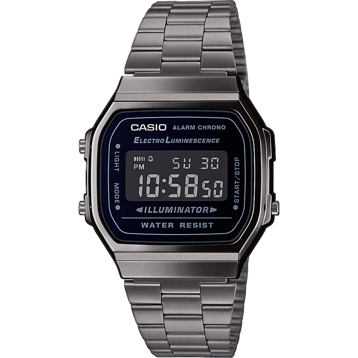 Casio Casio Collection A168WEHB-1AEF Horloge - Staal - Grijs - Ø 35 mm