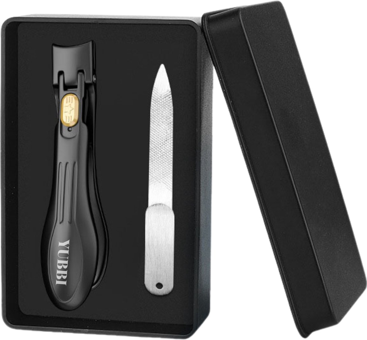Goedkoopste YUBBI Premium Nagelknipper Set - Nageltang incl. Nagelvijl - Pedicure - Teennagels - Vingernagels - Teennagelknipper - Nagelschaar - Zwart