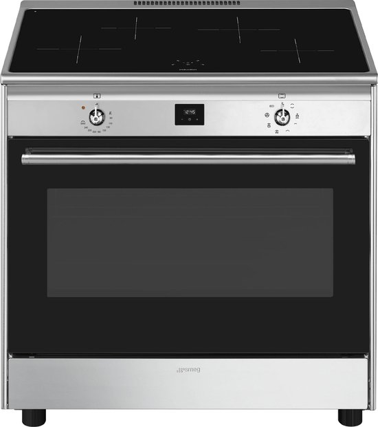 SMEG CG90CIXT - Inductie fornuis - 90 cm - RVS