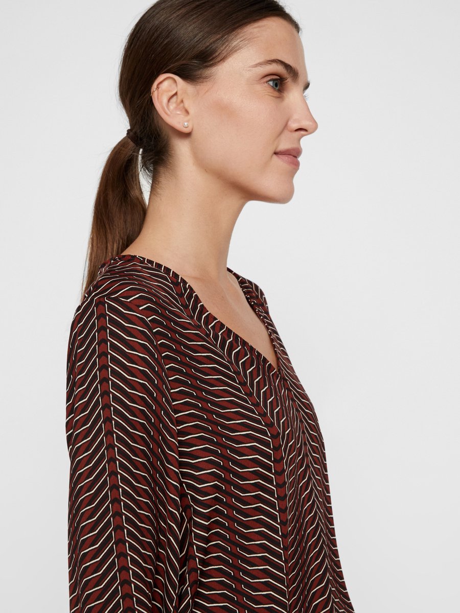 VERO MODA - Sweater - Maat L - Vrouwen - Madder Brown -