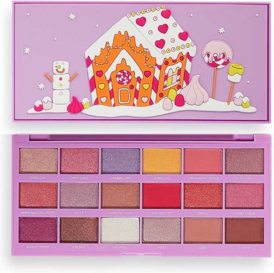 I Heart Revolution Tasty Palette Eyeshadow In „Hot Dog“ – 18 Trendige Lidschatten-Farben Für Kreative Looks