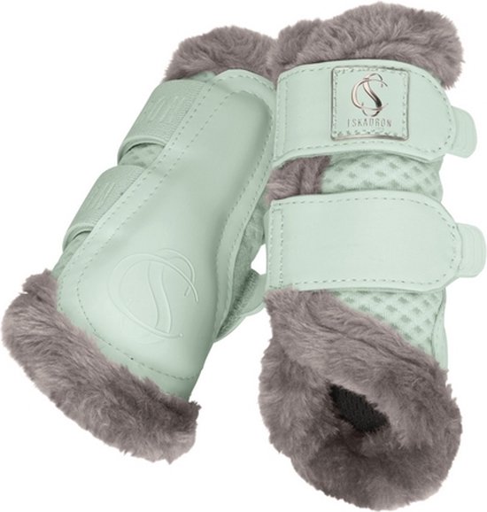 Eskadron MINI Peesbeschermers Mesh FauxFur Classic Sports - maat XXXS - powder green