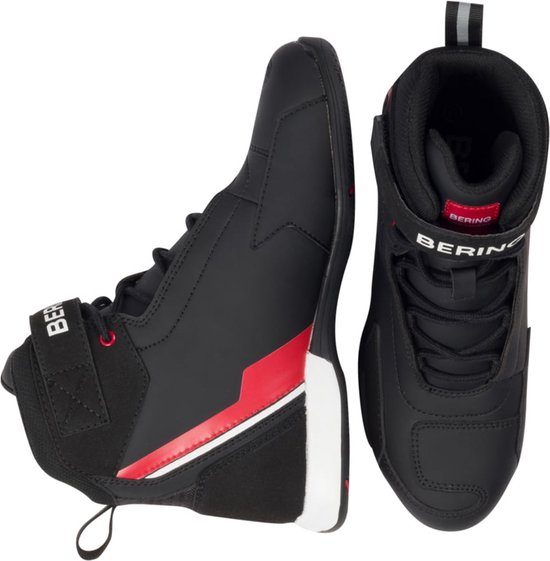 Foto: Bering sneakers jag black white red t42 maat laars