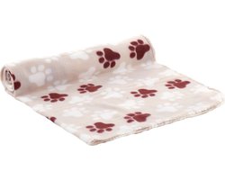 Flamingo Esma - Deken Honden;katten - Fleece Deken Esma Beige Poot 100x150cm - 1st - 131384 - 1st