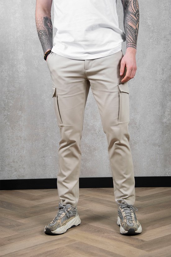 Trousers Bjorn Skinny Fit - Zand - XL